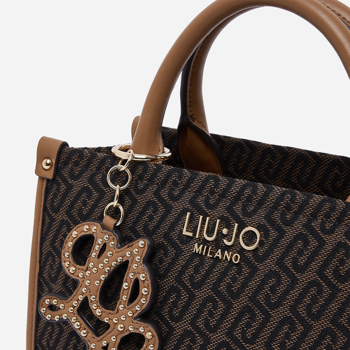 LIU JO BORSA PICCOLA JACQUARD T.MORO 