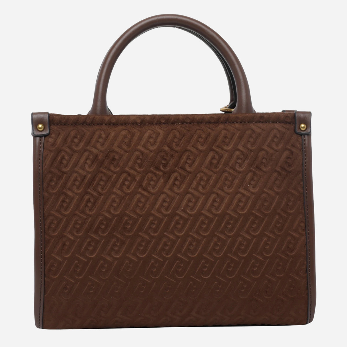 LIU JO RHIDI Borsa a mano monogram Tabacco 
