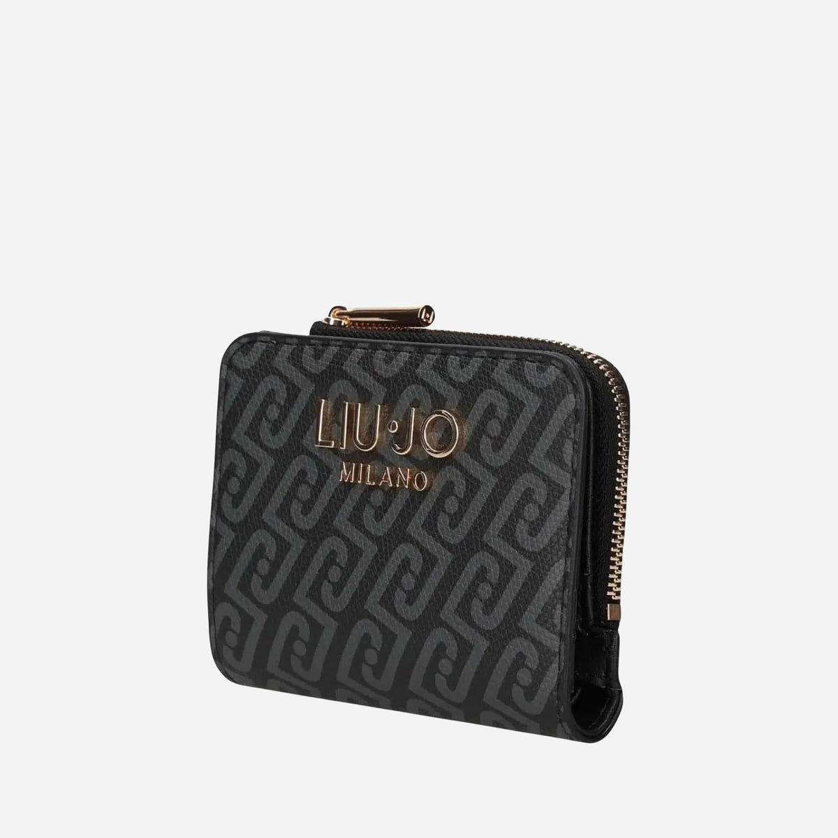 LIU JO Portafoglio mini monogram BLACK 
