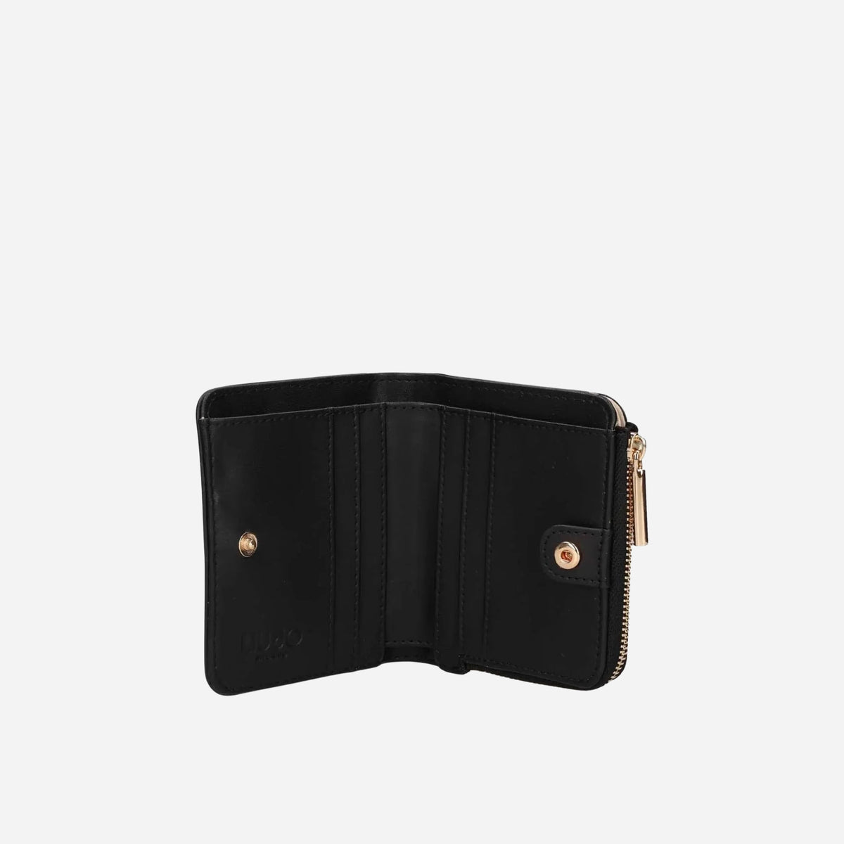 LIU JO Portafoglio mini monogram BLACK 