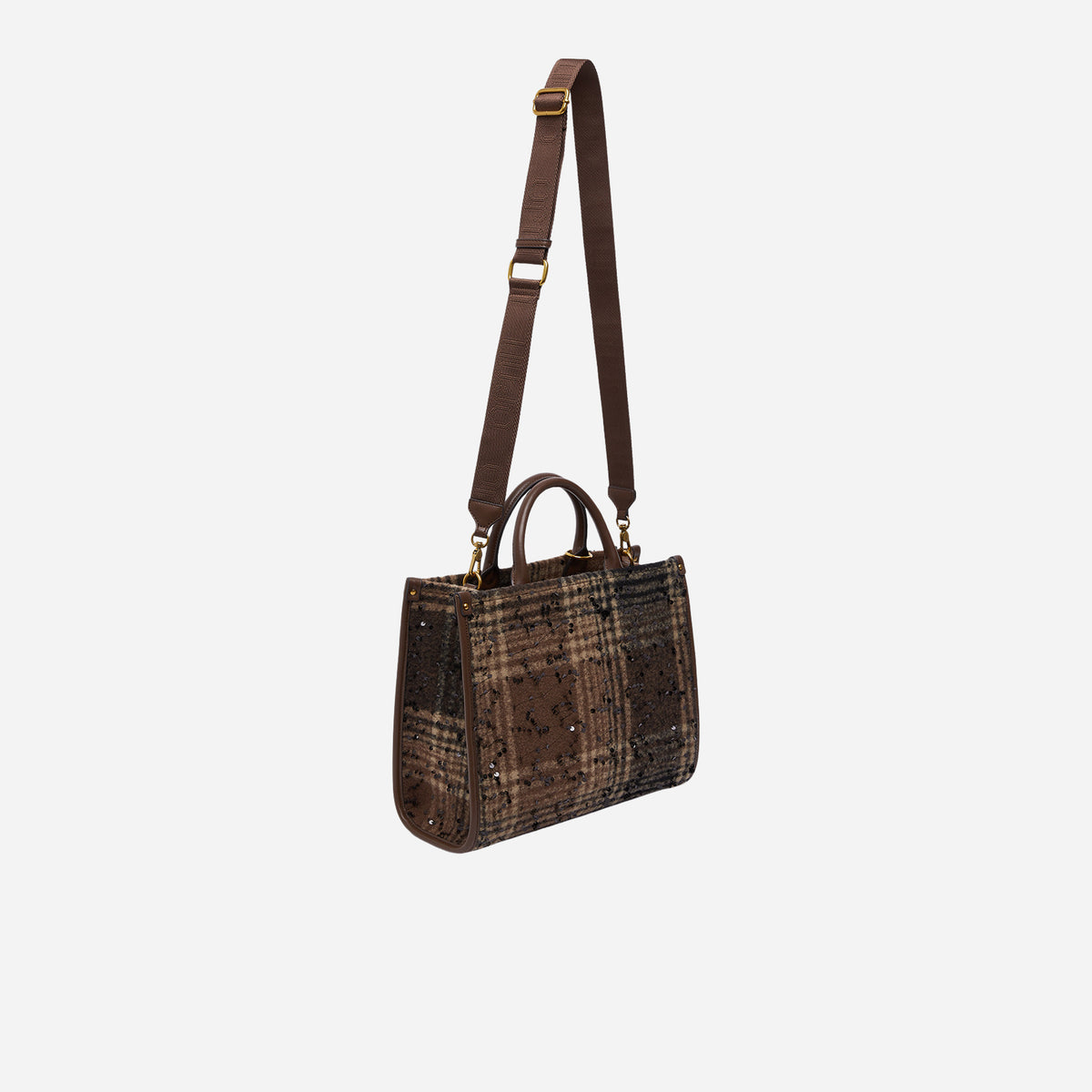 LIU JO BORSA MEDIA CHECK CON PAILLETTES T.MORO 