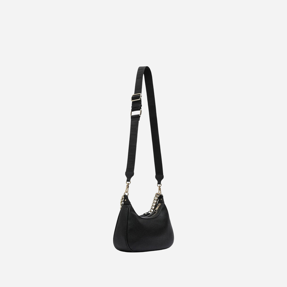 LIU JO RIDHI Jacquard Borsa a spalla, con tracolla BLACK 