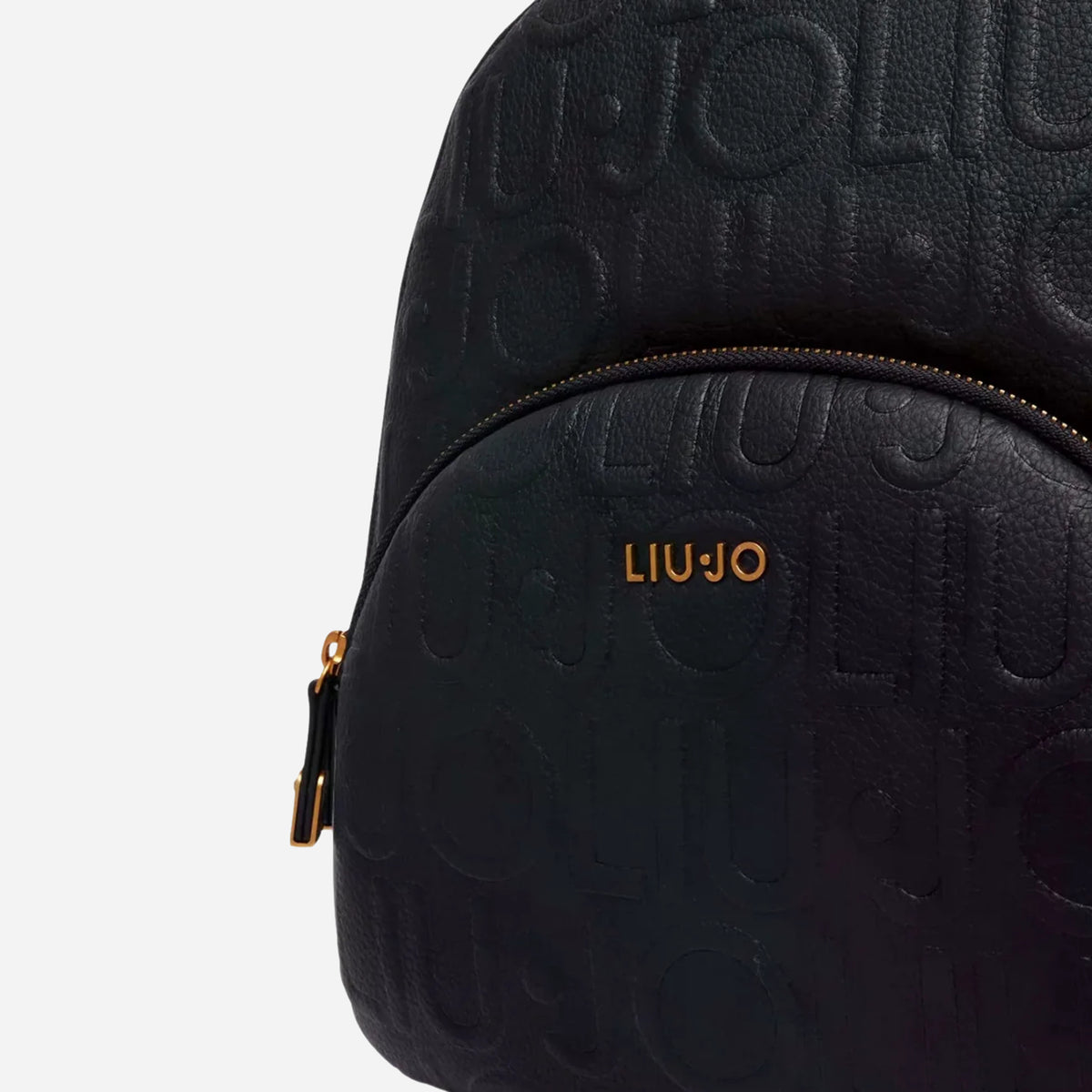 LIU JO Zaino Logo all over BLACK 