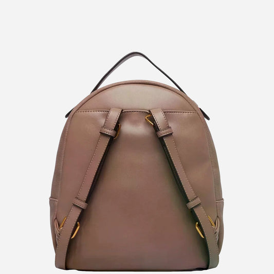 LIU JO Zaino Logo all over MOCHA 