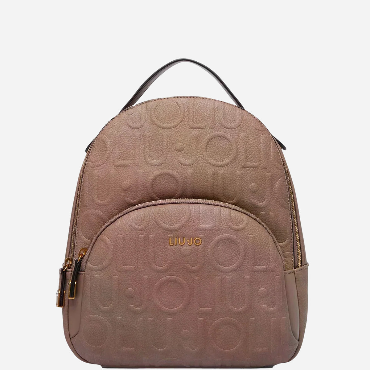 LIU JO Zaino Logo all over MOCHA 