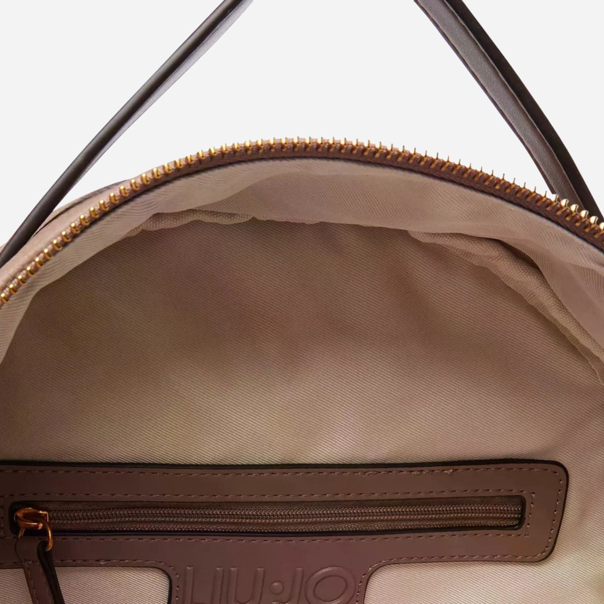 LIU JO Zaino Logo all over MOCHA 