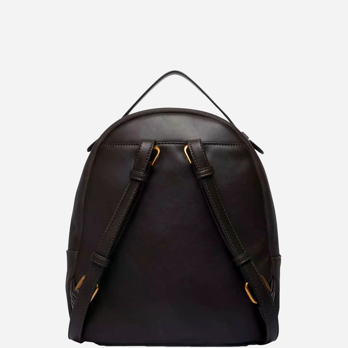 LIU JO Zaino Logo all over Deep brown 