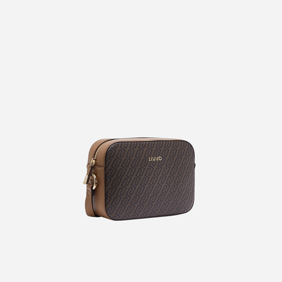 LIU JO BORSA A TRACOLLA MEDIA MONOGRAM Suede 