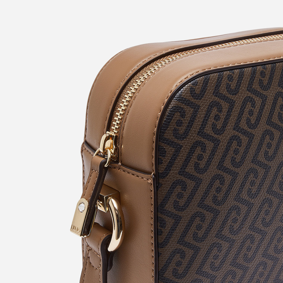 LIU JO BORSA A TRACOLLA MEDIA MONOGRAM Suede 