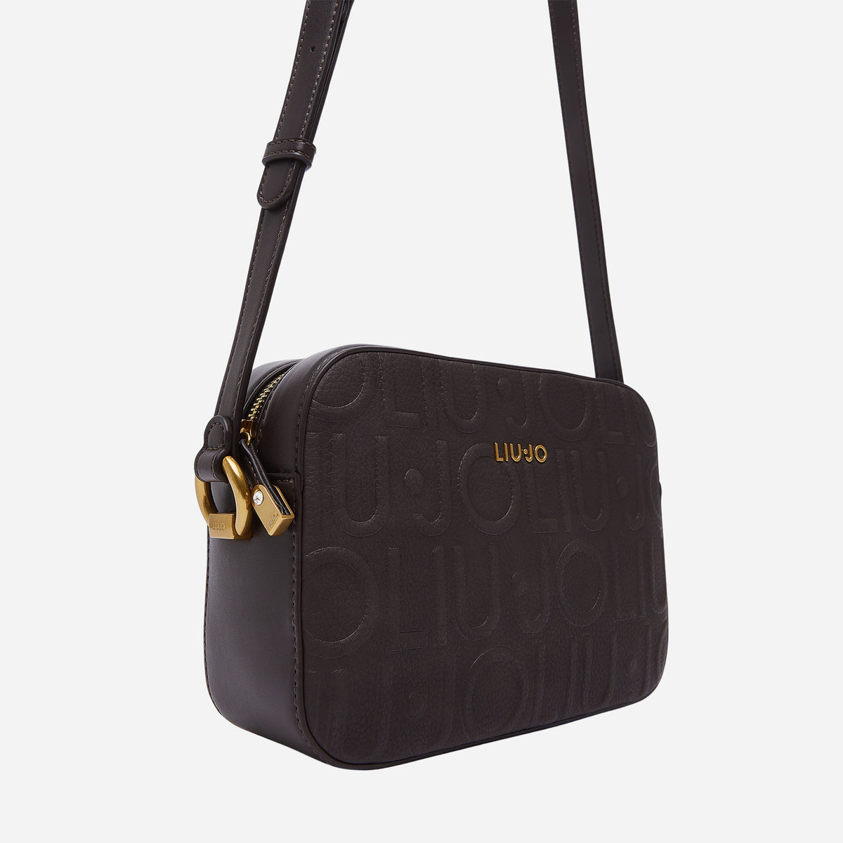 LIU JO BORSA A TRACOLLA MEDIA Deep brown 