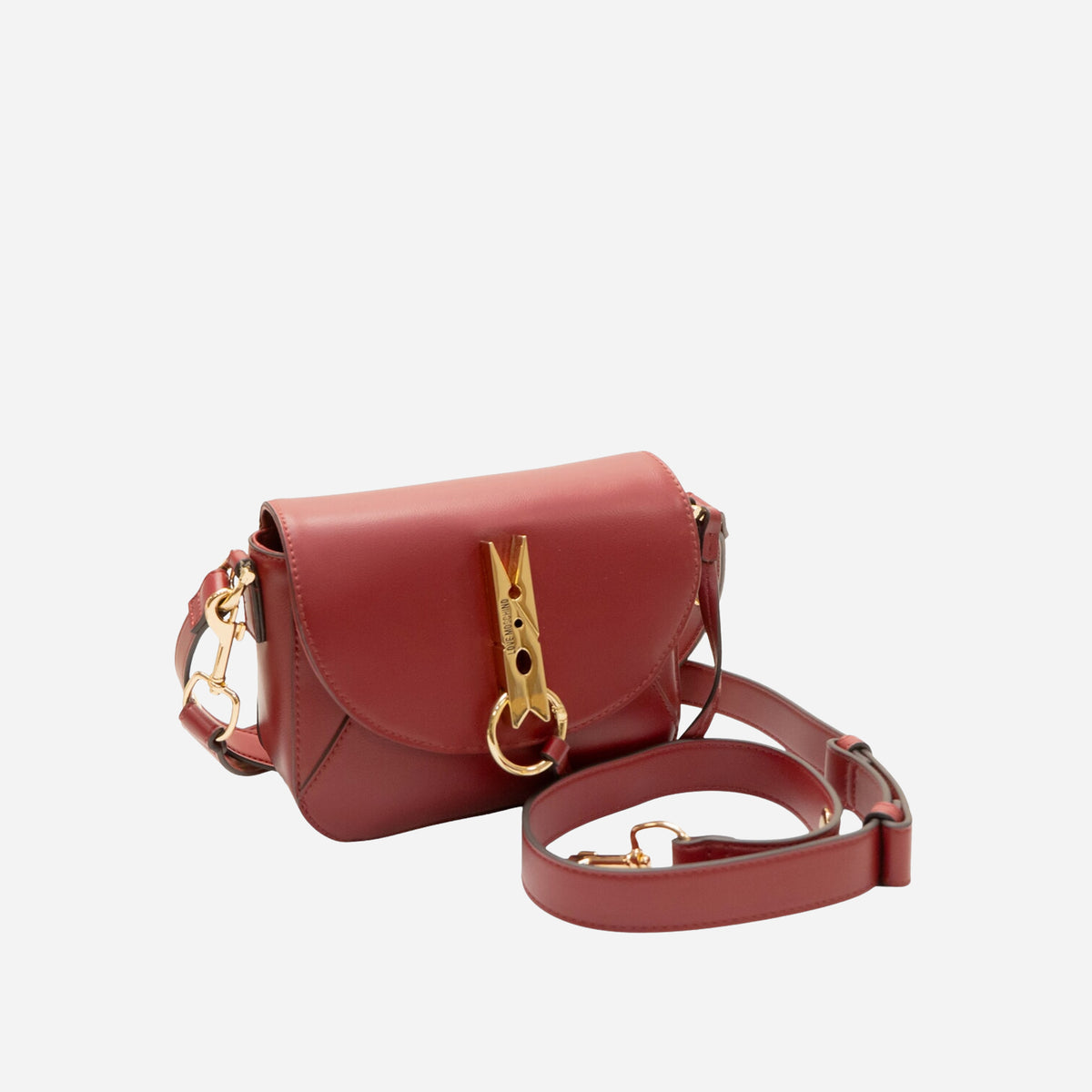 Love Moschino Pinned Love Borsa a Mano VINO 