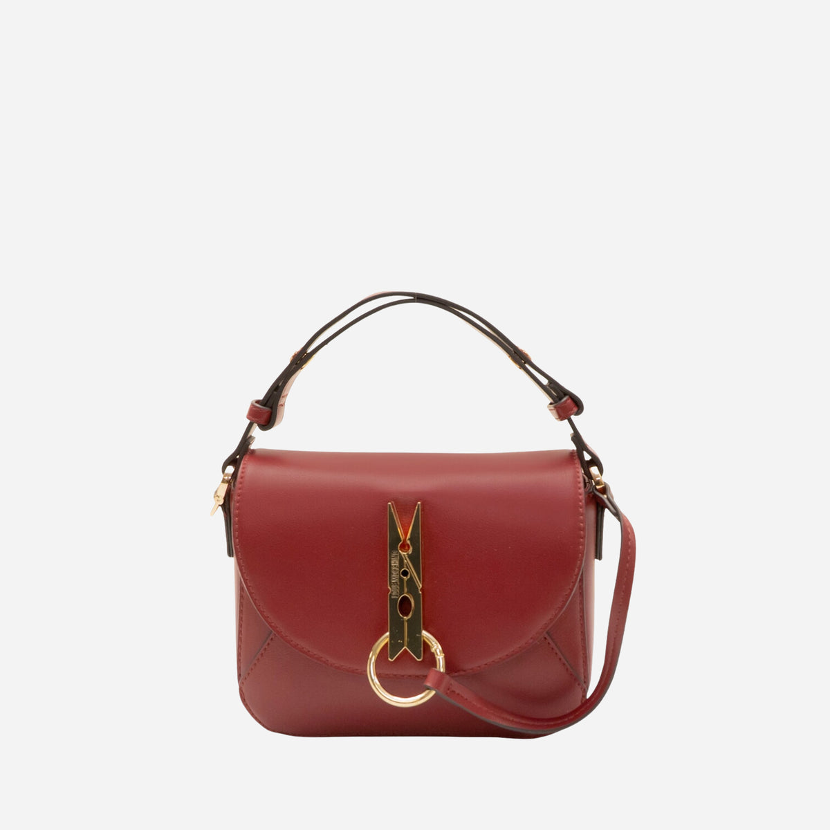 Love Moschino Pinned Love Borsa a Mano VINO 