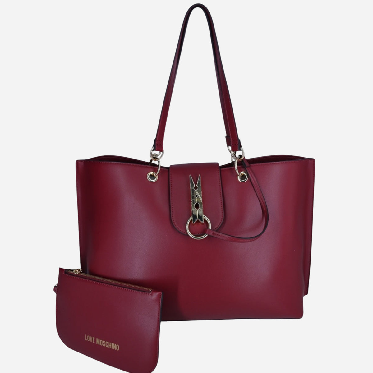 Love Moschino Shopping a spalla VINO 