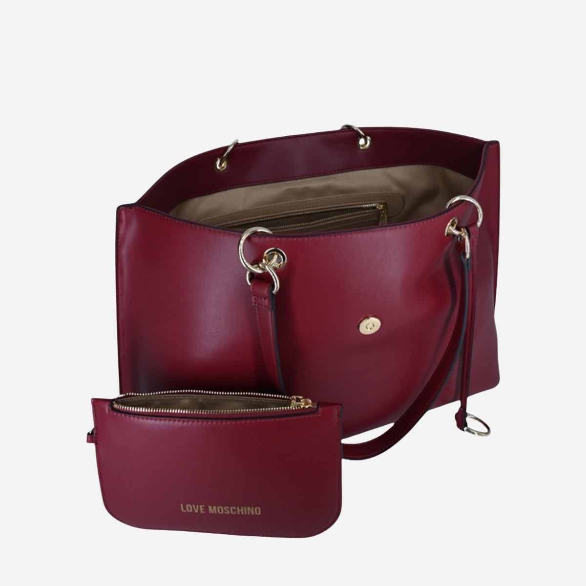 Love Moschino Shopping a spalla VINO 