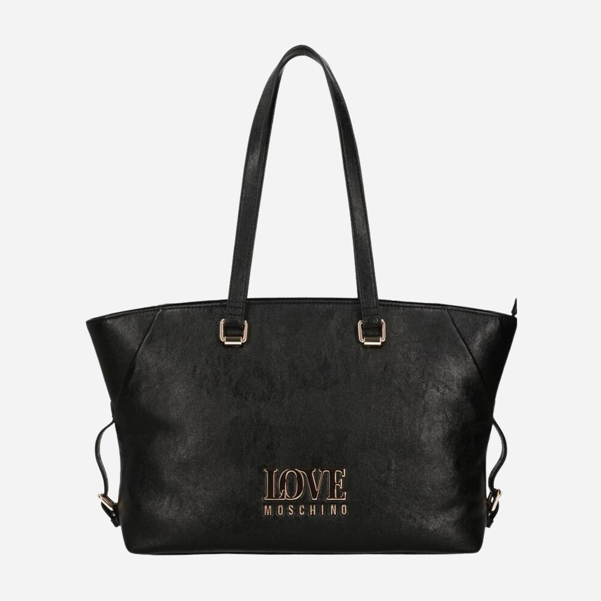 Love Moschino Gilded Shopping a Spalla Nero 