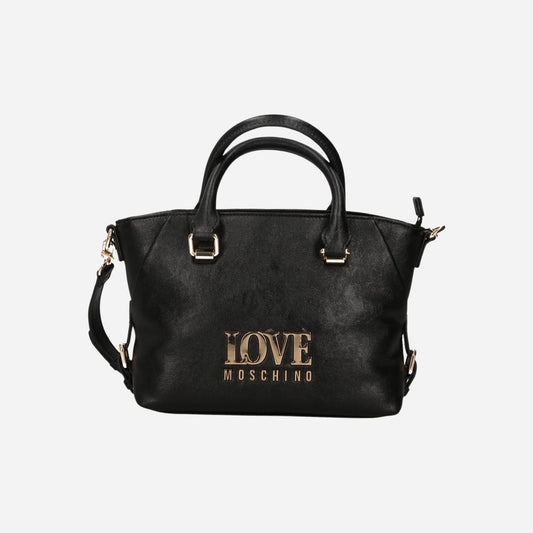 Love Moschino Gilded Borsa a Mano Nero 