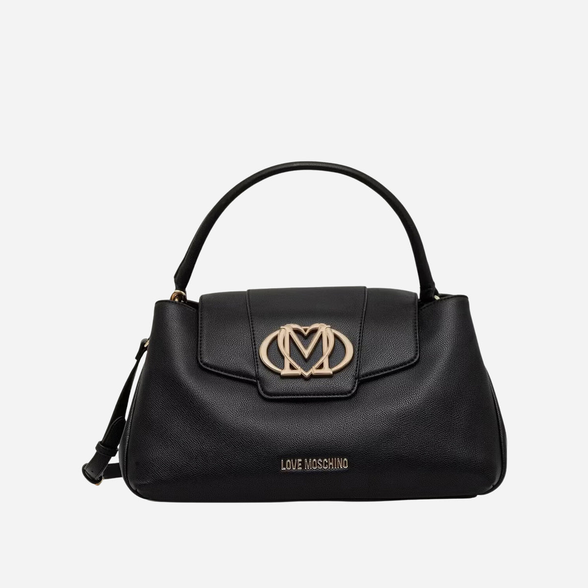 Love Moschino Oval Frieze Borsa a Mano Nero 