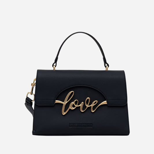 Love Moschino Italics Love Borsa a Mano Nero 