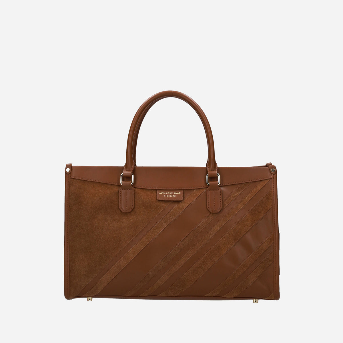 MY BEST BAG COGNAC STRIPES cognac stripes 