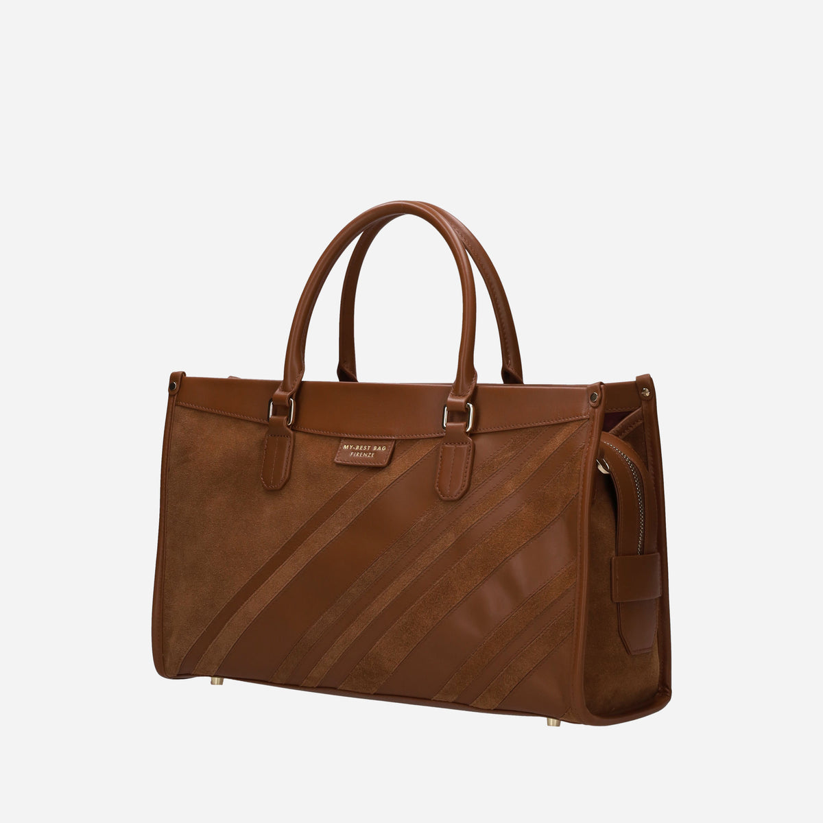 MY BEST BAG COGNAC STRIPES cognac stripes 