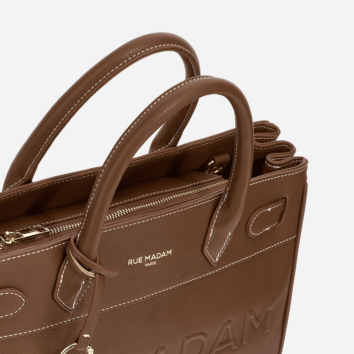 RUE MADAM LA MAISON TOTE BROWN 