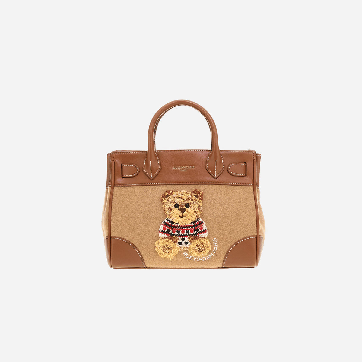 RUE MADAM MARVIN LOVE MINI TOTE CAMEL 
