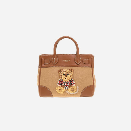 RUE MADAM MARVIN LOVE MINI TOTE CAMEL 