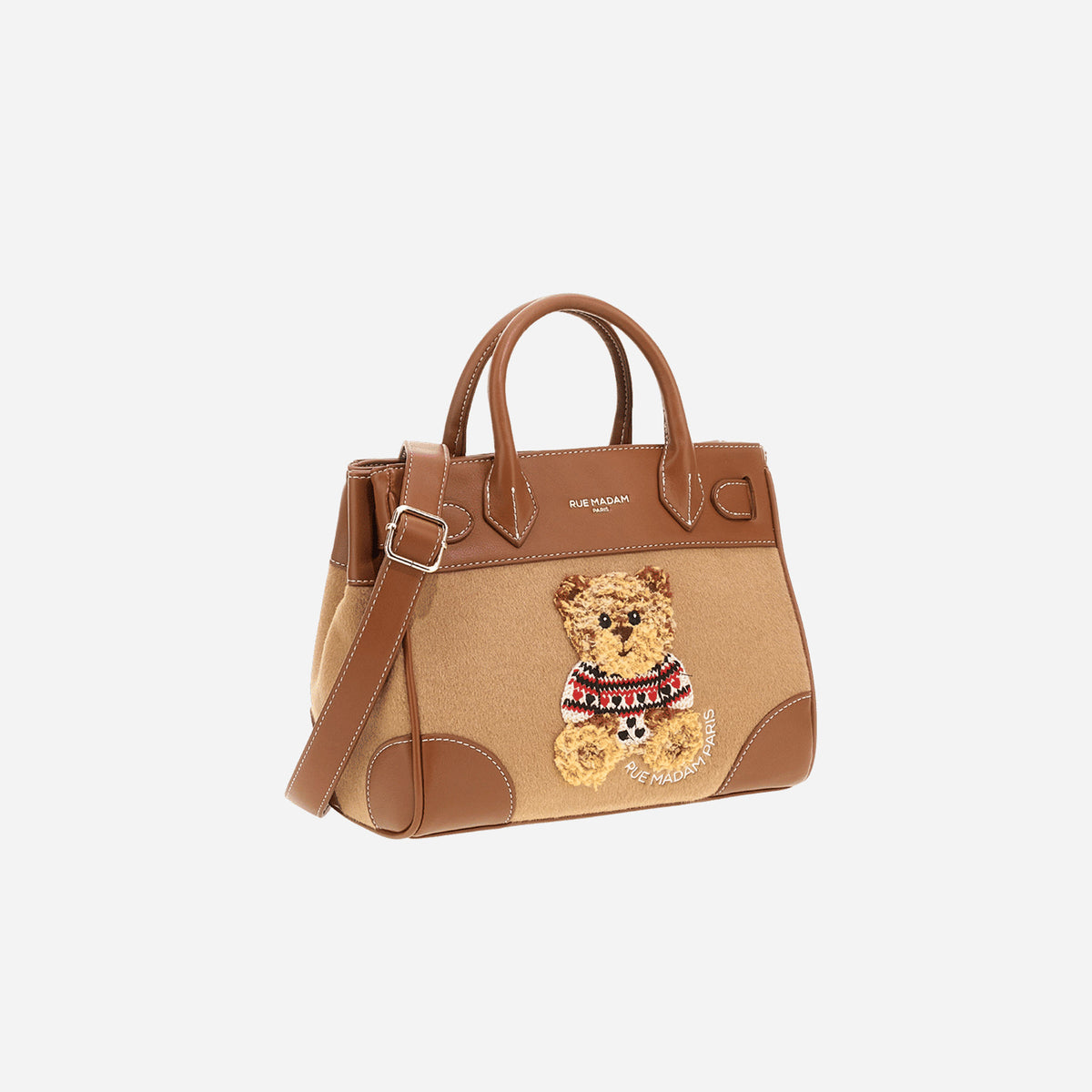 RUE MADAM MARVIN LOVE MINI TOTE CAMEL 