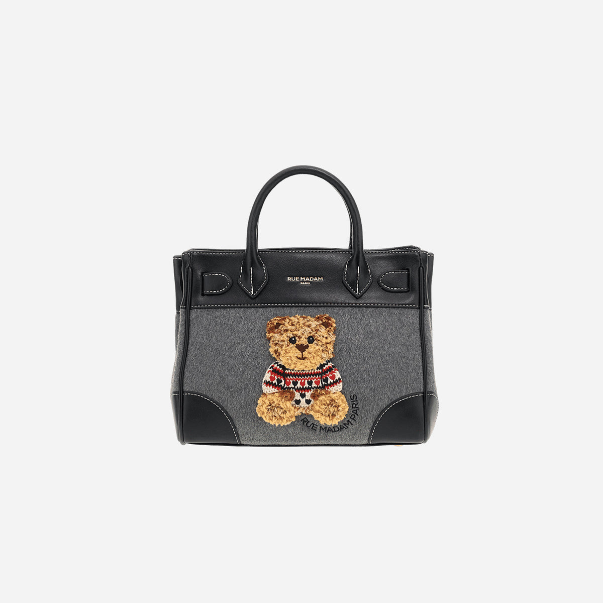 RUE MADAM MARVIN LOVE MINI TOTE GREY 