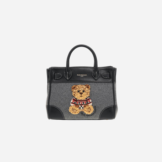 RUE MADAM MARVIN LOVE MINI TOTE GREY 