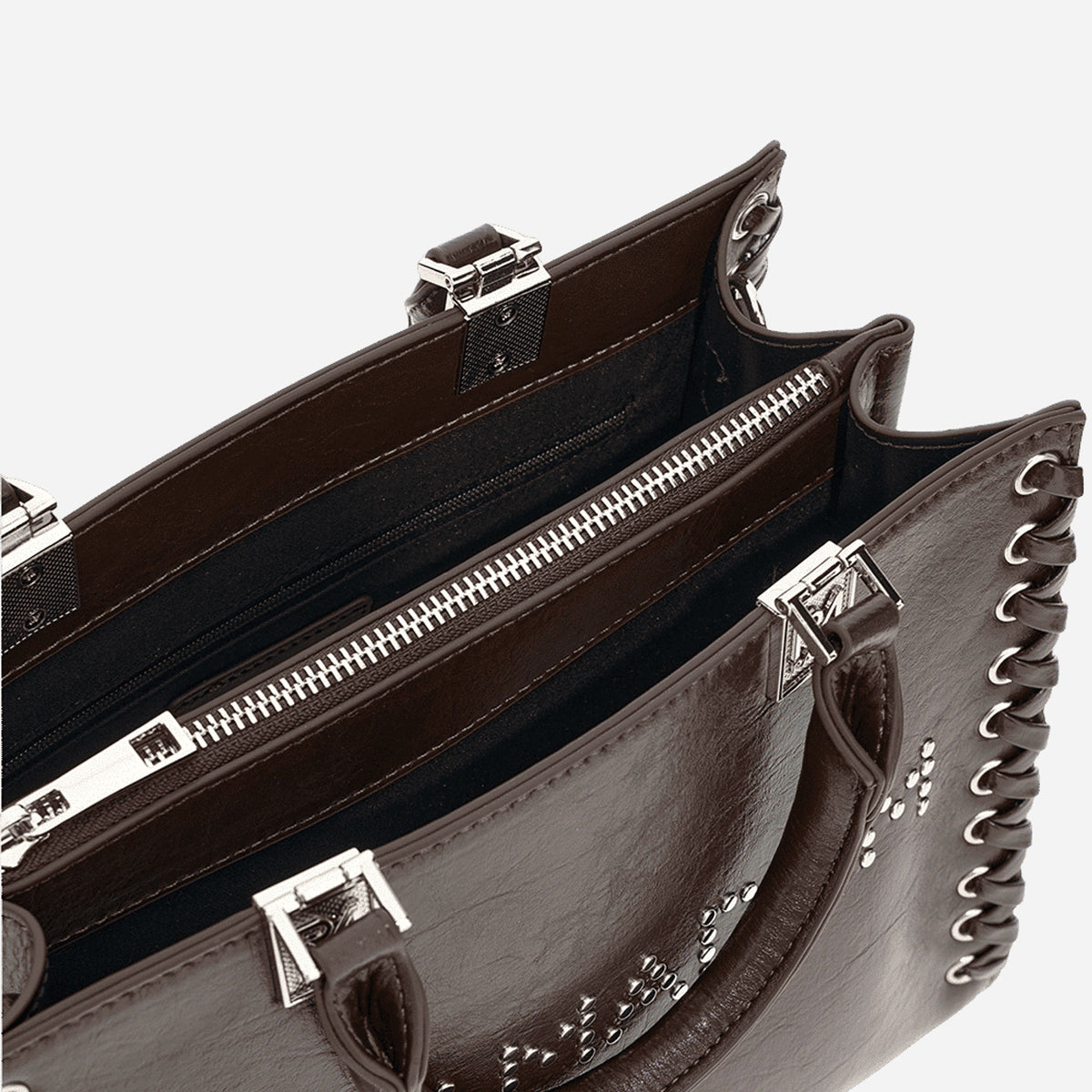 RUE MADAM SIOUX MINI TOTE DARK BROWN 