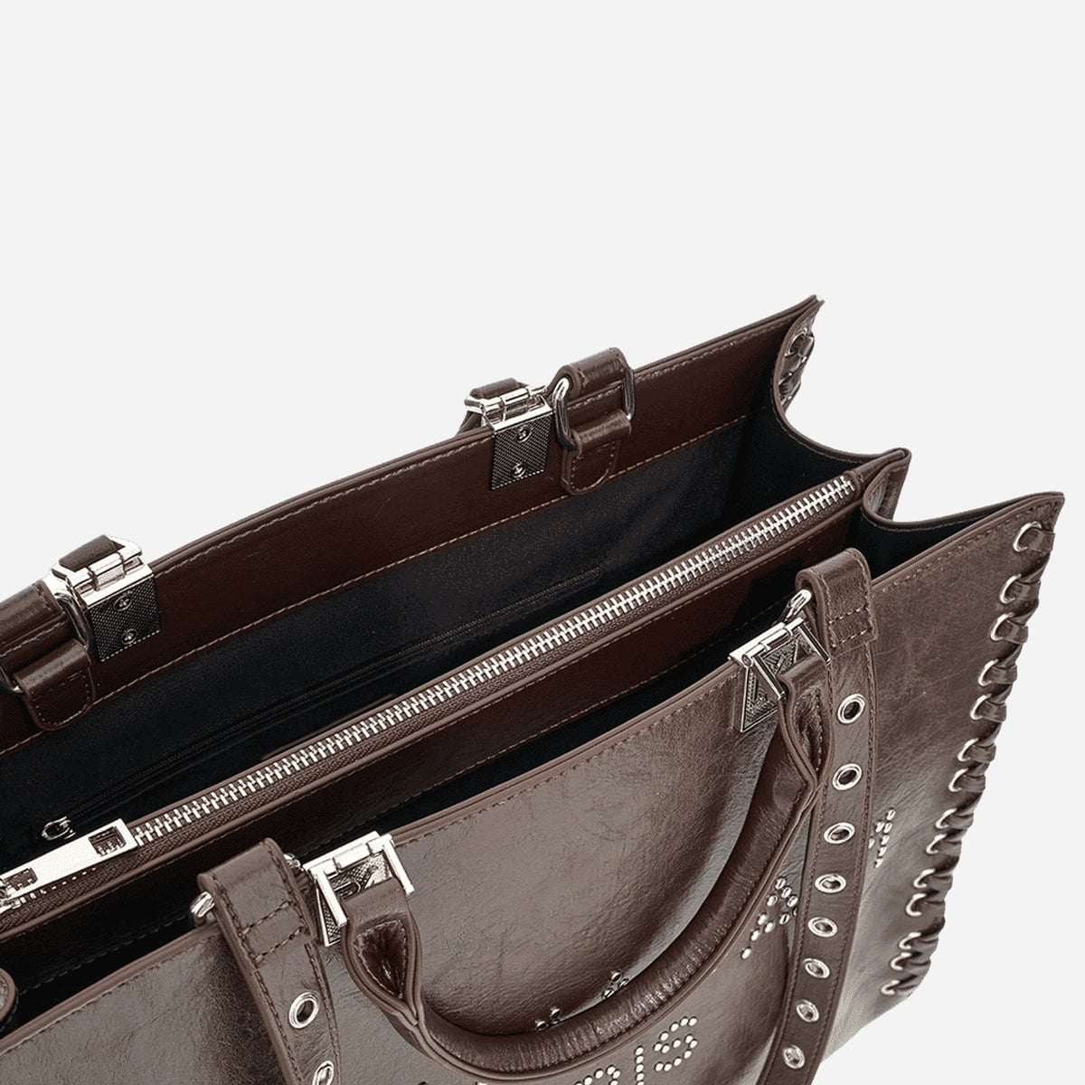 RUE MADAM SIOUX TOTE DARK BROWN 