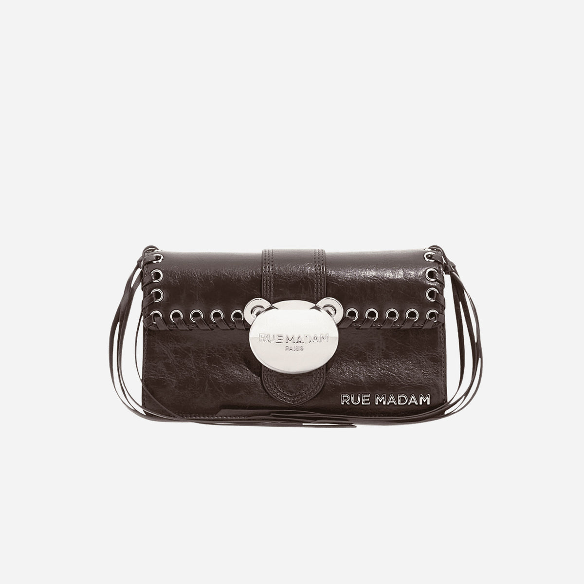 RUE MADAM TEDDY IT-BAG SIOUX DARK BROWN 