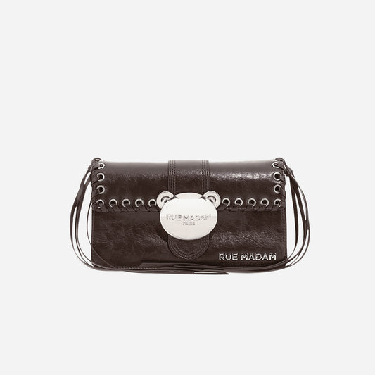 RUE MADAM TEDDY IT-BAG SIOUX DARK BROWN 