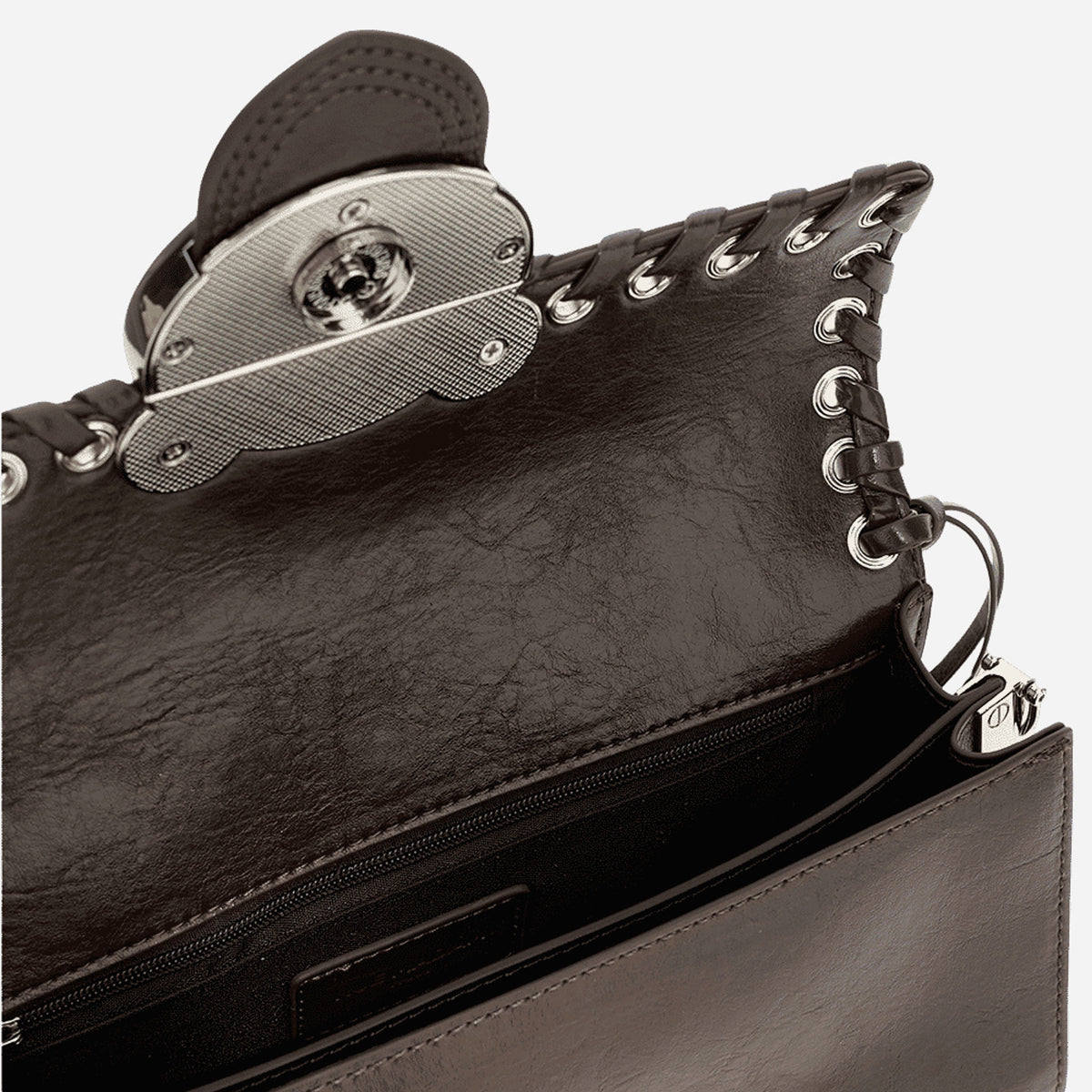 RUE MADAM TEDDY IT-BAG SIOUX DARK BROWN 
