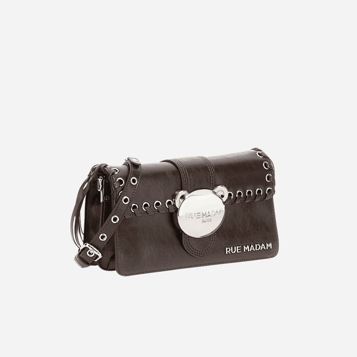 RUE MADAM TEDDY IT-BAG SIOUX DARK BROWN 