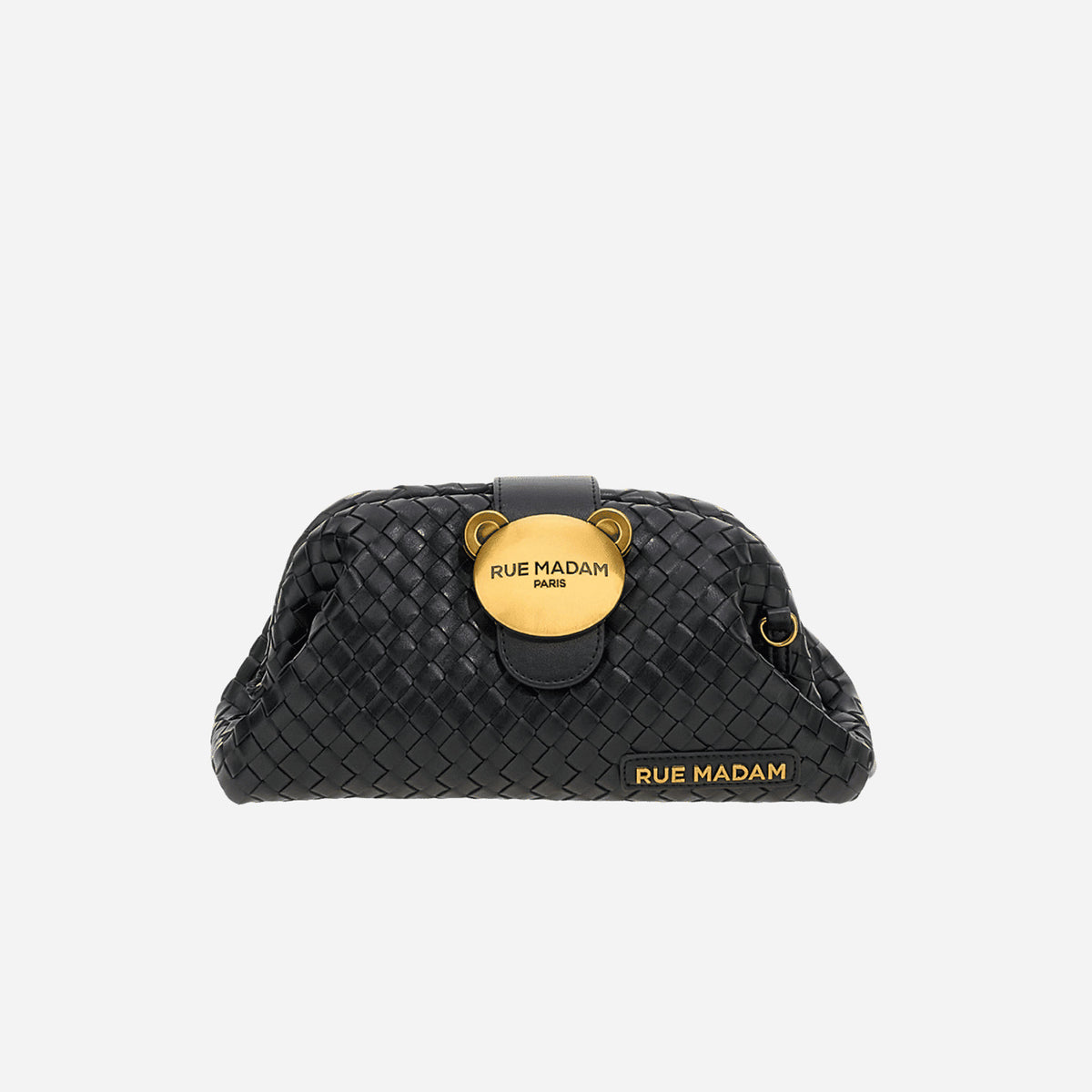 RUE MADAM THE POUCH MOTIF BLACK 