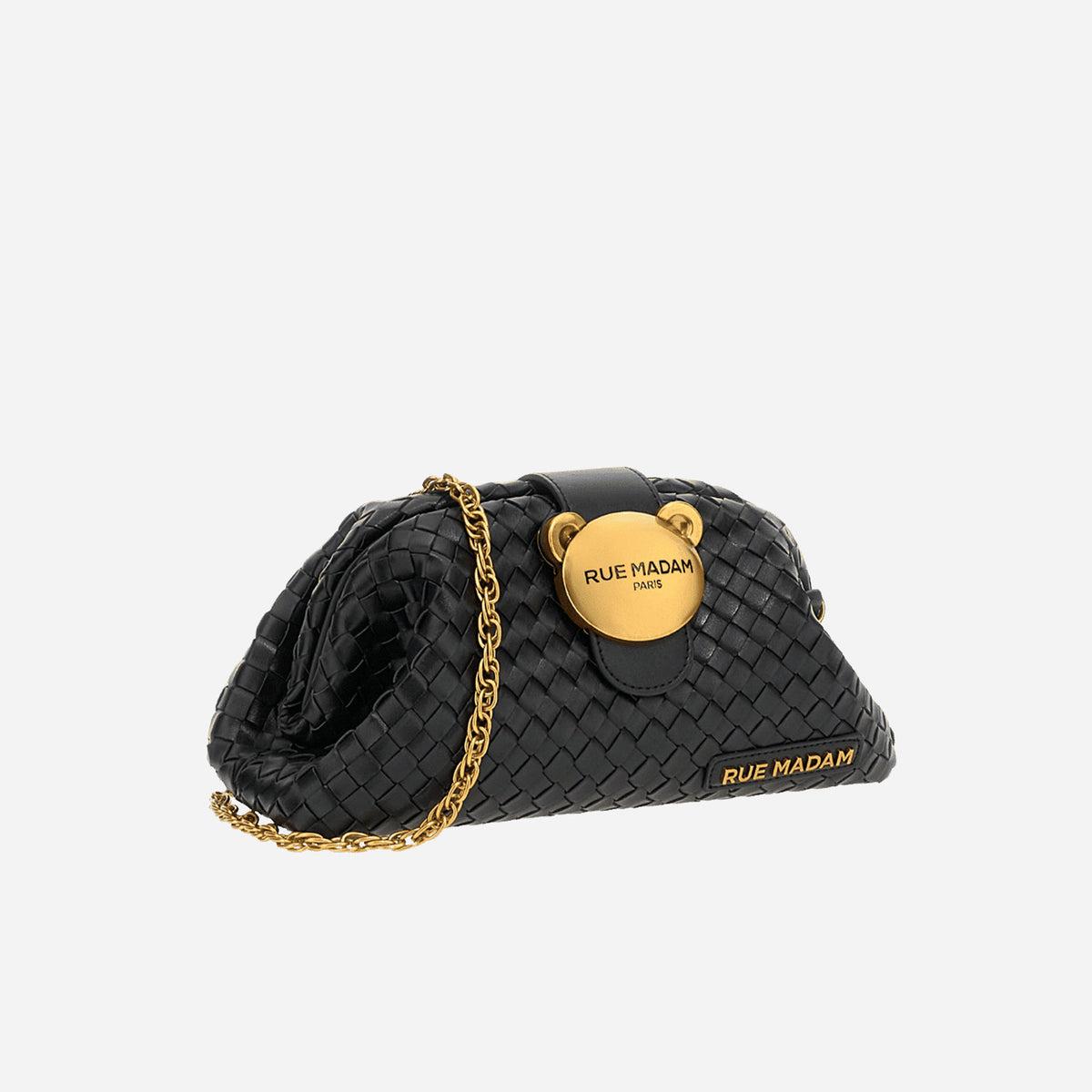 RUE MADAM THE POUCH MOTIF BLACK 