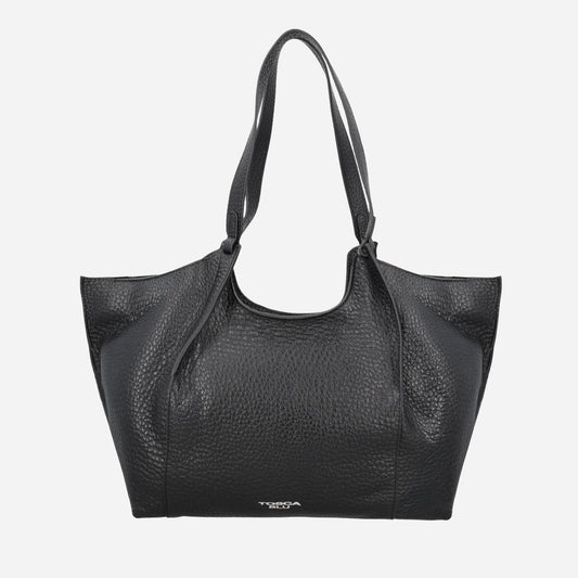 TOSCA BLU Shopping Citylife in pelle Nero 