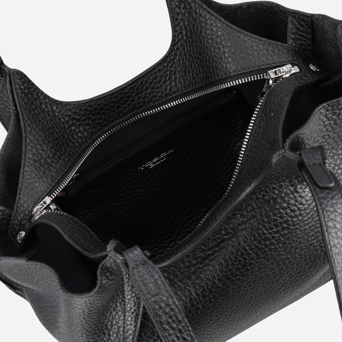 TOSCA BLU Shopping Citylife in pelle Nero 
