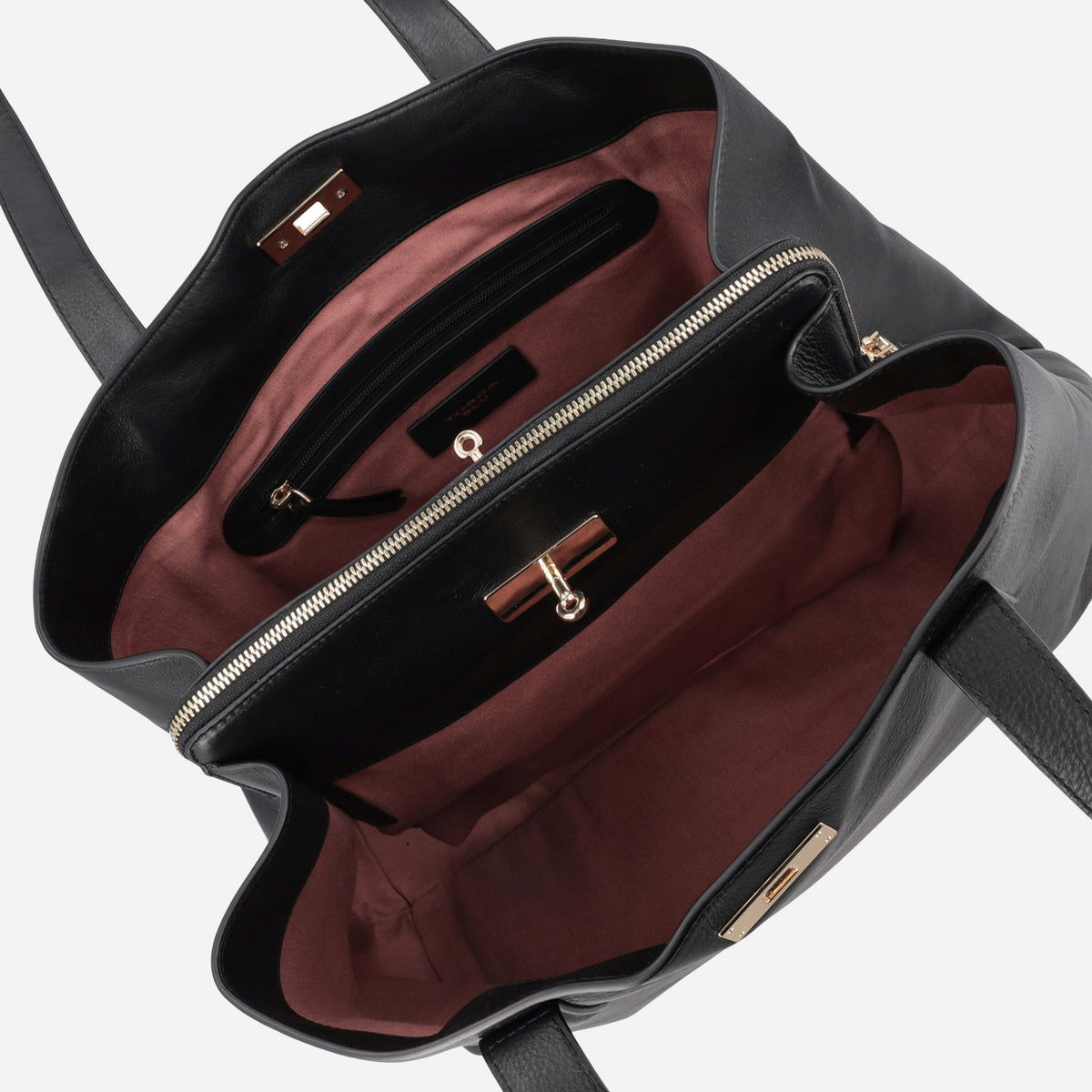 TOSCA BLU Borsa da lavoro Kimberly in pelle Nero 