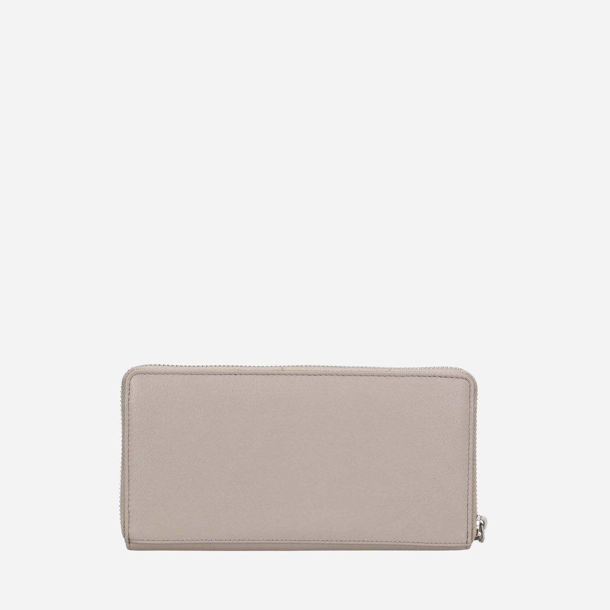 TOSCA BLU Portafoglio Zip around grande in pelle GRIGIO PIETRA 