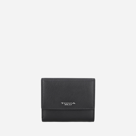 TOSCA BLU Portafoglio medio in pelle Nero 