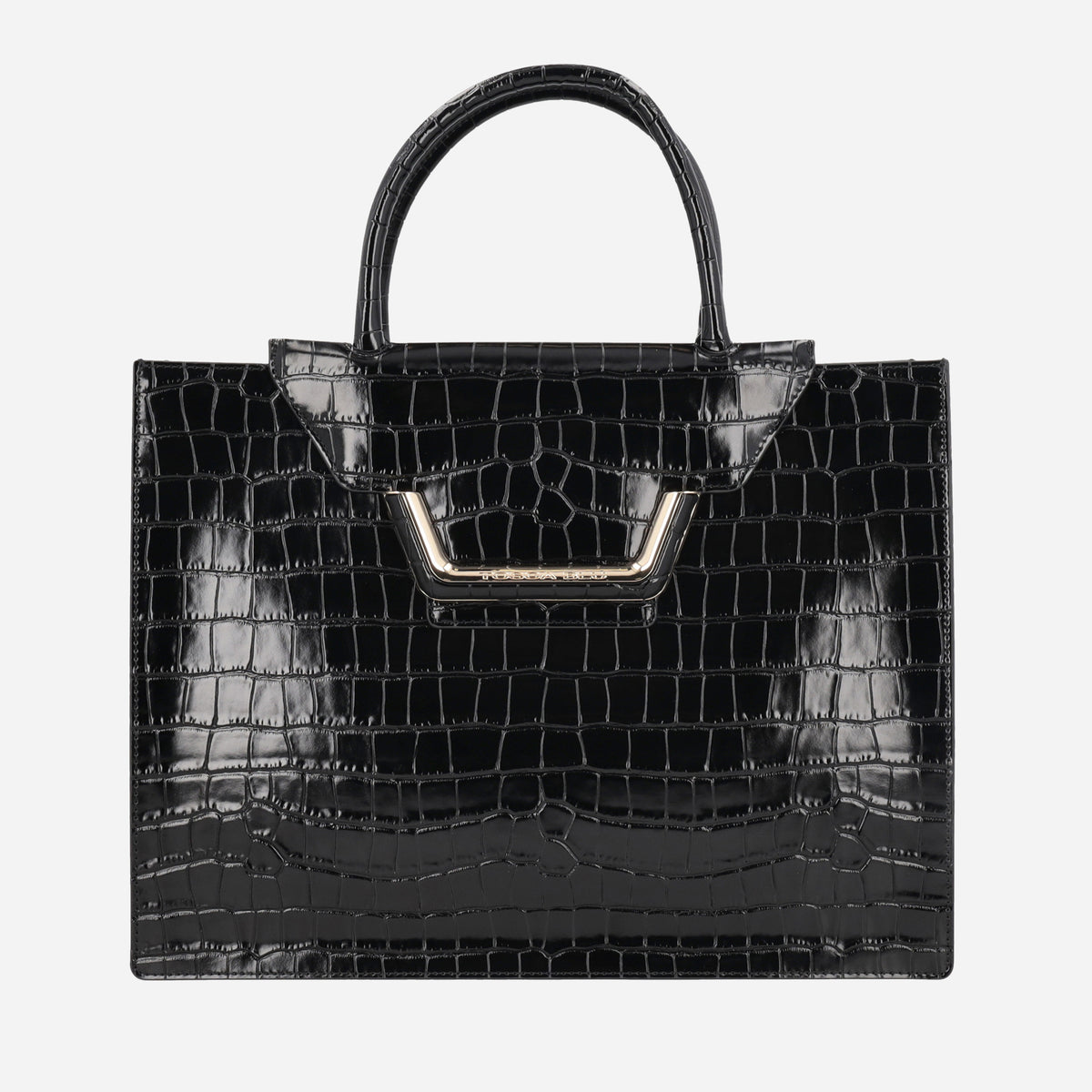 TOSCA BLU Shopping in pelle Marilyn Nero 