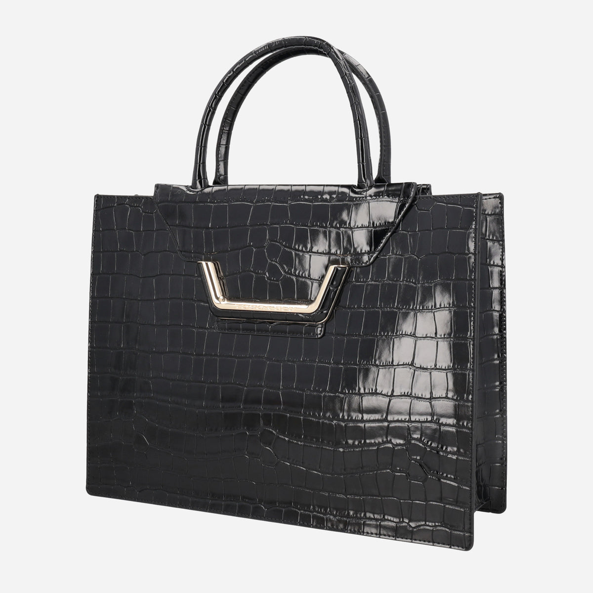 TOSCA BLU Shopping in pelle Marilyn Nero 