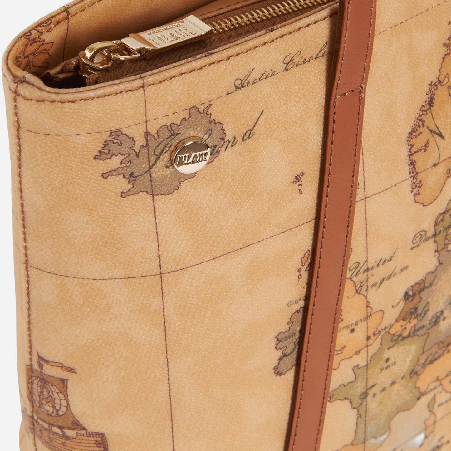 ALVIERO MARTINI Geo Classic Shopping bag con borchiette media Geo Classic 