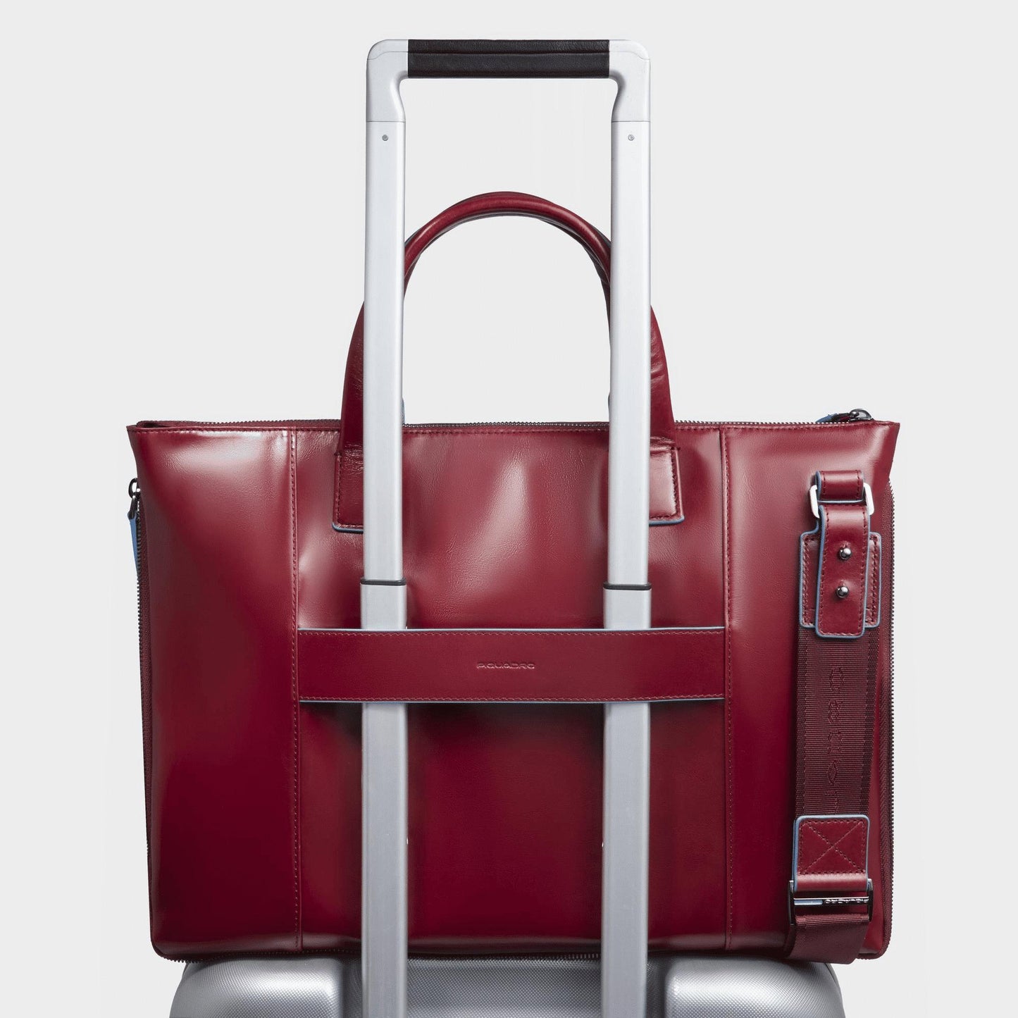 PIQUADRO Borsa sottile porta pc e porta iPad® in pelle Rosso 