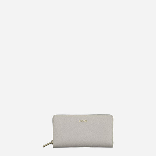 LIU JO Portafoglio grande monogram CREAM 
