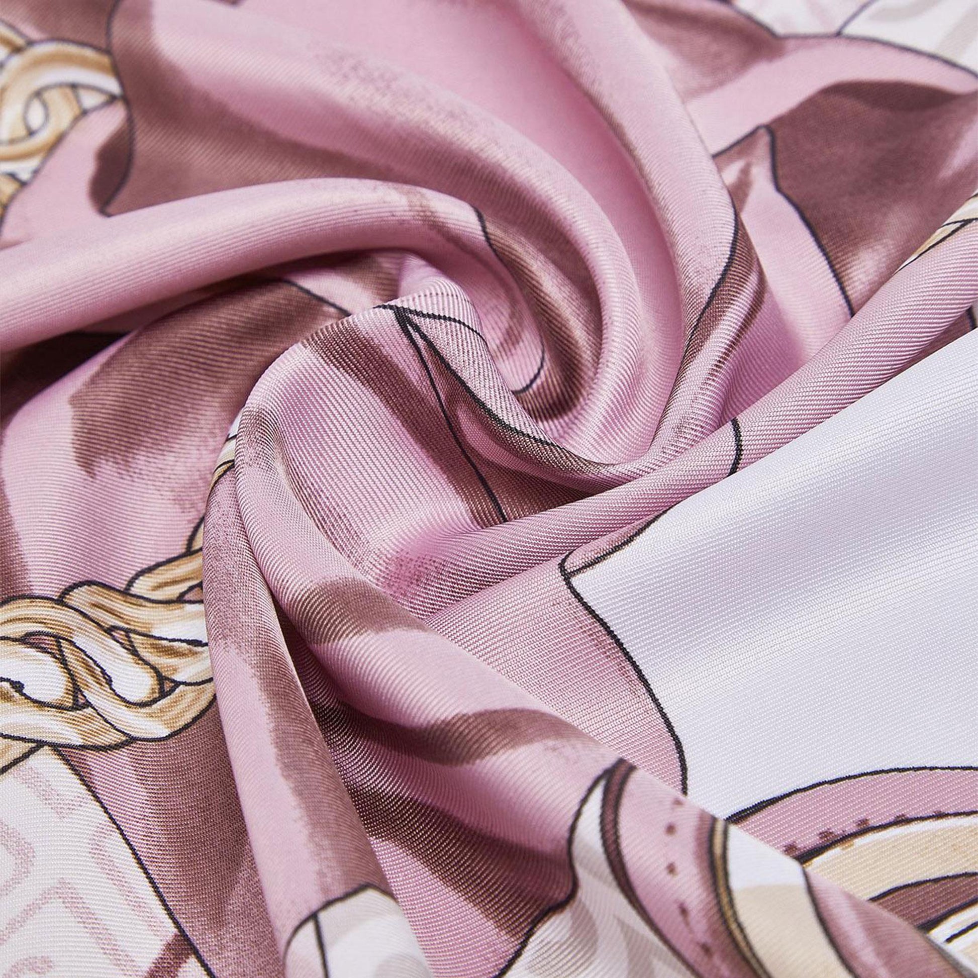 LIU JO Foulard grande con fiocco CRANBERRY 