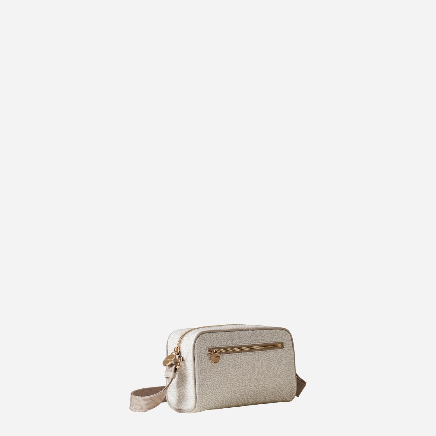 borbonese ECO LINE BORSA CAMERA CASE WHITE COTTON 